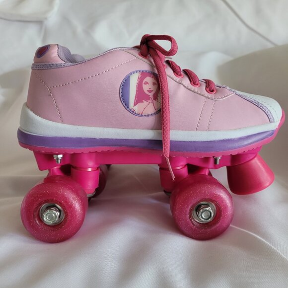 Vtg Barbie Sparkle Wheels Roller Skates Youth SZ 2 - Picture 7 of 15
